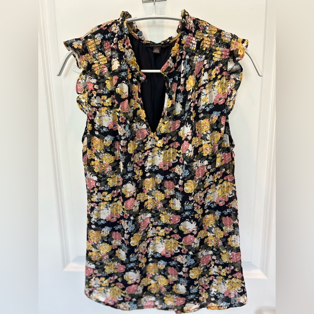 Floral Sleeveless Top